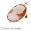 Gemme / Kamee Anhänger oder Brosche Gold – Bild 5