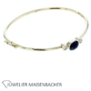 WEMPE Armreif mit Brillant und Saphir Gold – Bild 4