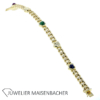 Armband mit Diamant, Rubin, Smaragd und Saphir in Herzform – Bild 2