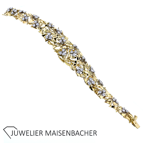 Juwelier Hans Stern Vintage Armband mit Brillanten Gold – Bild 4