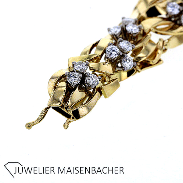 Juwelier Hans Stern Vintage Armband mit Brillanten Gold – Bild 6