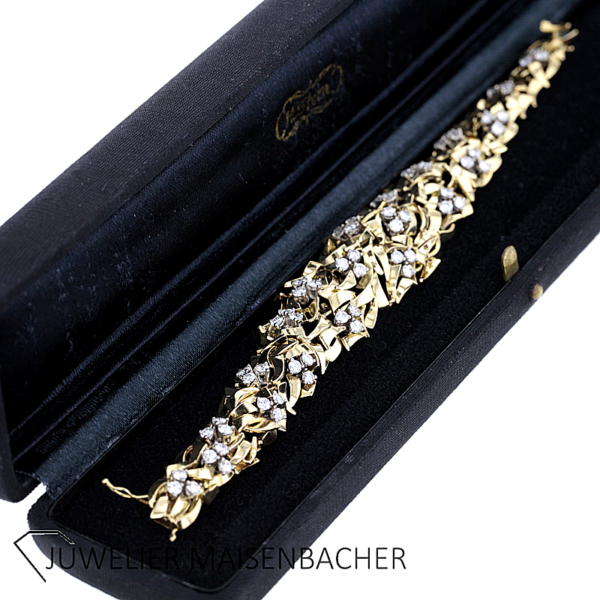 Juwelier Hans Stern Vintage Armband mit Brillanten Gold – Bild 2