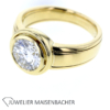 Solitaire-Ring mit Brillant 2,52ct. Gold – Bild 4