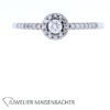 Amaredo Halo-Style Ring mit Brillanten Gold