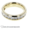 Zeitloser Memoire Ring mit Brillanten Gold – Bild 4