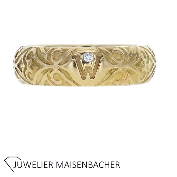 Wellendorff Ring Clyde Vintage mit 1 Brillant