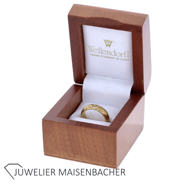 Wellendorff Ring Clyde Vintage mit 1 Brillant – Bild 6