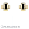Wempe Ohrclips Kreuz Gold – Bild 2