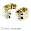 Opulente Creolen mit Brillanten in Gold – Bild 3