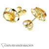 Schmuckset Ring und Ohrstecker Citrin Gold – Bild 11