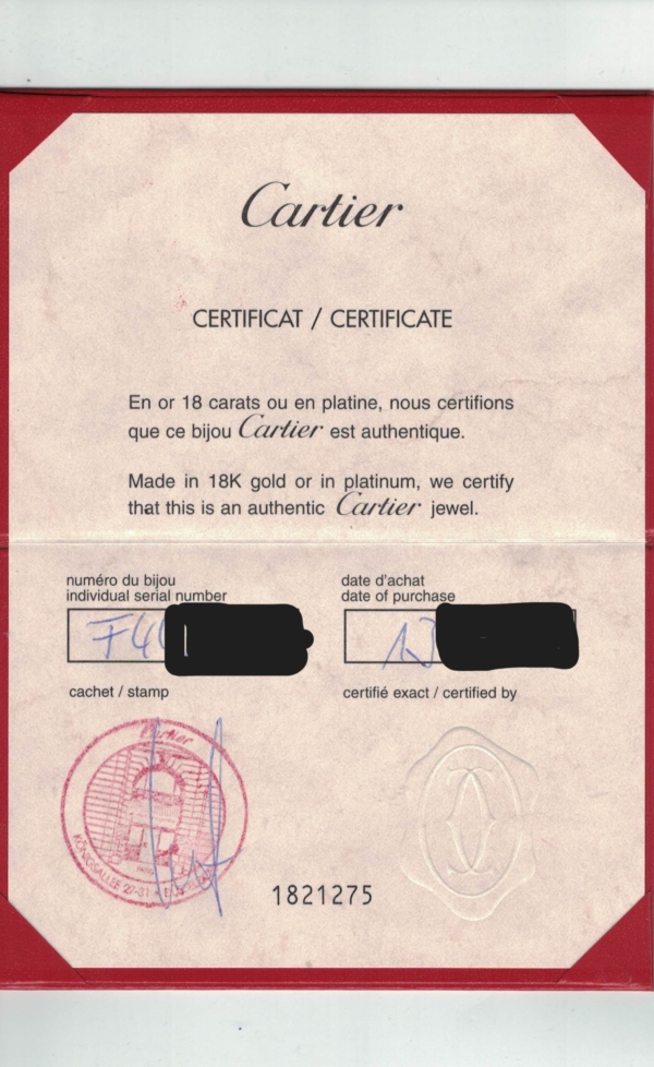 Cartier Vintage Halskette / Collier Gold Rarität 1993 – Bild 7