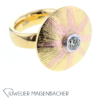 Lindemann handgefertigter Design-Ring mit Brillant UNIKAT