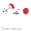 Klassische Ohrstecker *Koralle* – Bild 2