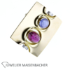 Ausgefallener Turmalin, Saphir und Diamant Anhänger – Bild 4