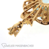 Anhänger mit großem Aquamarin und Brillanten Gold – Bild 5