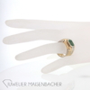 Außergewöhnlicher, massiver Smaragd Ring mit Diamant – Bild 4