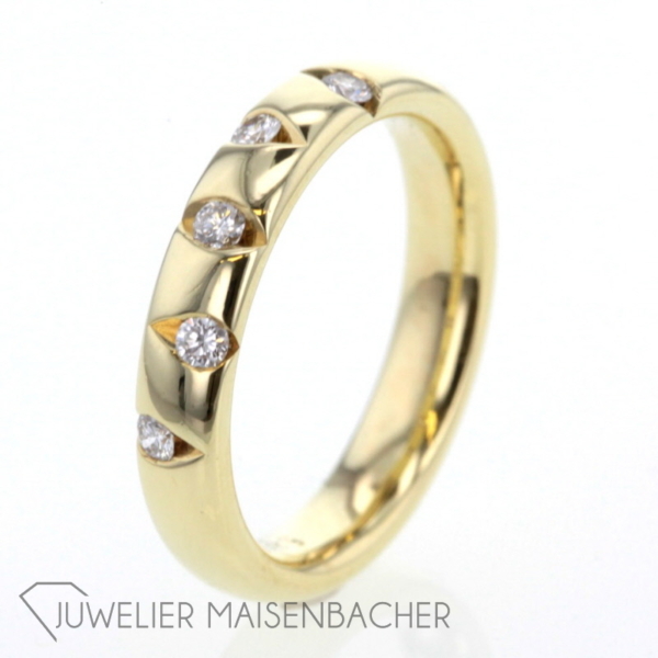 *Christian Bauer* Diamantring, Gold Gr. 53