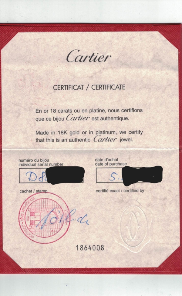 Cartier Vintage Armband Gold Rarität aus 1993 – Bild 6