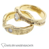 Handgefertigter Designer Ring mit Brillanten Gold – Bild 5