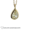 Tiffany & Co. Elsa Peretti Kollection Kette mit Anhänger gelber Diamant Gold – Bild 2