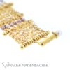 Goldschmiede Engelhardt-Nuss Flecht-Armband, Tragelänge 18cm – Bild 4