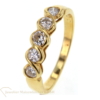 Memoryring mit Brillanten Gold