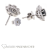 Damen Ohrstecker Saphir Diamanten – Bild 2