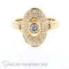 Damen-Ring mit Brillanten Gold