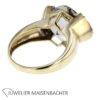 Ausgefallener Ring mit Rauchquarz und Diamant – Bild 3