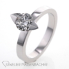 Unikat Solitairering mit Brillant Gold