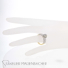Perlring mit Diamanten *Pavé* – Bild 3