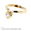 Solitär-Ring *Herz*, Ringgröße 55,5