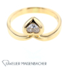 Solitär-Ring *Herz*, Ringgröße 55,5 – Bild 2