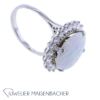 Opulenter Ring mit wunderschönen Opal und Brillianten Gold – Bild 2