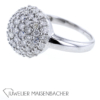 Kugel Brillant Weißgold Ring – Bild 2