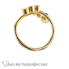 Goldschmiede Engelhardt-Nuss Ring mit Brillanten – Bild 3