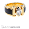 Solitär-Ring mit Diamant und Brillant Gold
