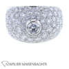 Damen Brillant Ring Pavé gefasst Gold