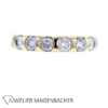 Klassischer Memoire Ring mit Brillanten Gold – Bild 2