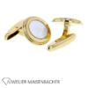Edle Chopard Manschettenknöpfe guillochiert Gold – Bild 2