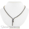 Außergewöhnliches Y-Collier mit Saphir und Brillant Gold