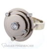 Design-Ring *Molekül* Weißgold W 57