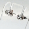 Zeitlose Diamant / Brillant Ohrstecker Solitär – Bild 3