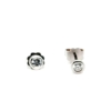 Zeitlose Diamant / Brillant Ohrstecker Solitär – Bild 4