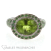 Ring mit Edelstein Peridot Gold – Bild 2