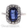 Entourage Ring mit Tansanit & Brillanten Gold
