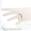 Schmuckset Collier Kautschuck und Ring mit Perle, Diamant – Bild 4
