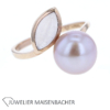 Juwelier Deiter Schmuckset Collier, Ring und Ohrhänger mit Perle und Rosenquarz – Bild 10