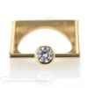 Goldschmiede Schürmeier Design-Solitaire-Ring mit Brillant, Unikat – Bild 2