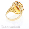 Schmuckset Ring und Ohrstecker Citrin Gold – Bild 6